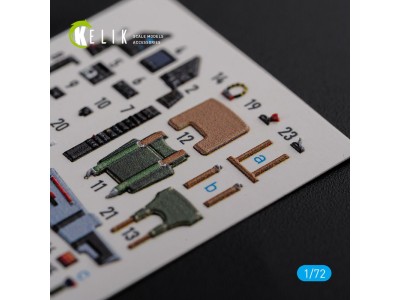 Mirage 2000C interior 3D decals forModelSvit kit 