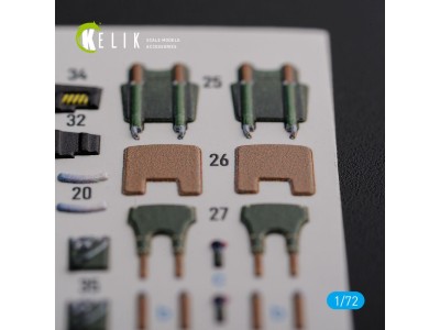Mirage 2000D interior 3D decals forModelSvit kit 
