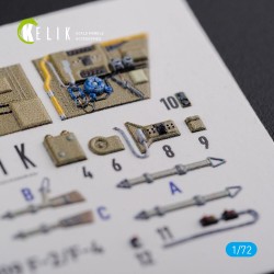 BF109-F2/F4 reconnaissance interior 3D decals for Fine Molds kit  2