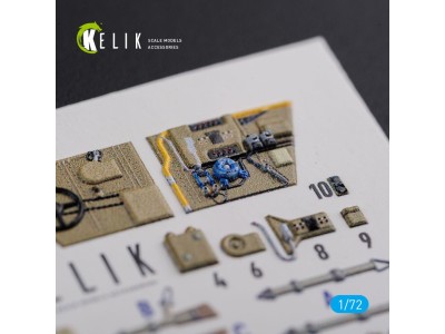 BF109-F2/F4 reconnaissance interior 3D decals for Fine Molds kit 