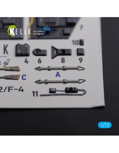 BF109-F2/F4 interior 3D decals for Fine Molds kit 