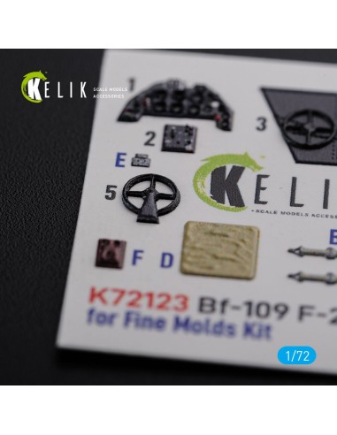 BF109-F2/F4 interior 3D decals for Fine Molds kit 