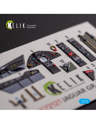 Jaguar GR.1/GR.3 - interior 3D decals for Italeri kit 