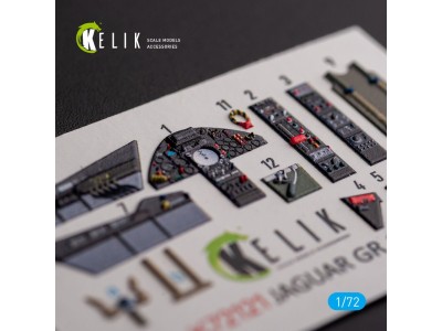 Jaguar GR.1/GR.3 - interior 3D decals for Italeri kit 