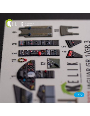 Jaguar GR.1/GR.3 - interior 3D decals for Italeri kit 