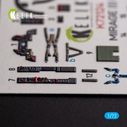 MIRAGE III CJ - interior 3D decals for SpecialHobby kit  2
