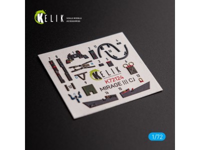 MIRAGE III CJ - interior 3D decals for SpecialHobby kit 