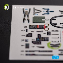 MIRAGE F.1 CG - interior 3D decals for SpecialHobby kit  2