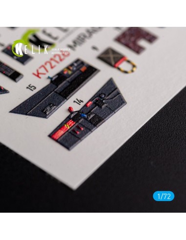 MIRAGE III C - interior 3D decals for Modelsvit kit 