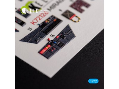 MIRAGE III C - interior 3D decals for Modelsvit kit 
