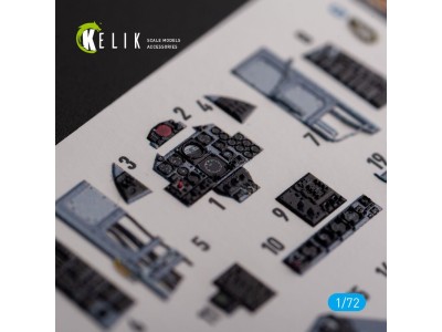 FG.1 Phantom - interior 3D decals for Airfix kit 
