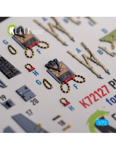 FG.1 Phantom - interior 3D decals for Airfix kit 