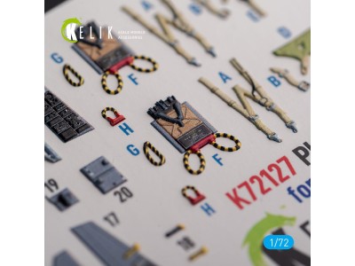 FG.1 Phantom - interior 3D decals for Airfix kit 