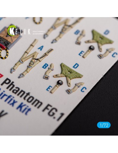 FG.1 Phantom - interior 3D decals for Airfix kit 