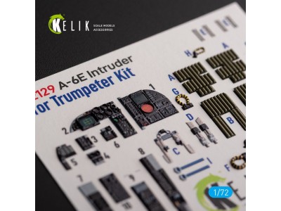 A-6E Intruder - interior 3D decals for Trumpeter kit 