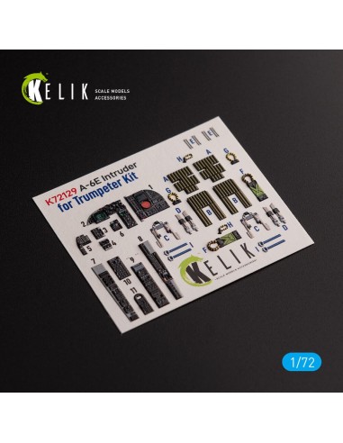 A-6E Intruder - interior 3D decals for Trumpeter kit 