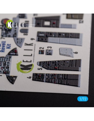 F-101 Voodoo - interior 3D decals for Revell kit 