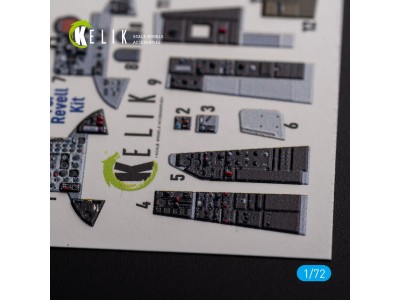 F-101 Voodoo - interior 3D decals for Revell kit 