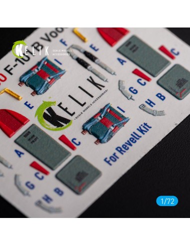F-101 Voodoo - interior 3D decals for Revell kit 