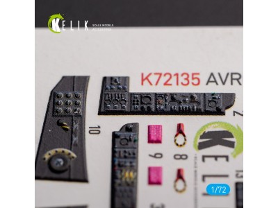 AVRO VULCAN B.2 Front cockpit - interior 3D decals for Airfix kit 