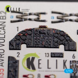 AVRO VULCAN B.2 Front cockpit - interior 3D decals for Airfix kit  2