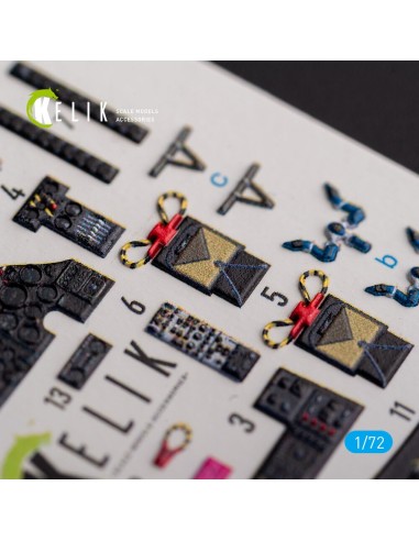 AVRO VULCAN B.2 Front cockpit - interior 3D decals for Airfix kit 