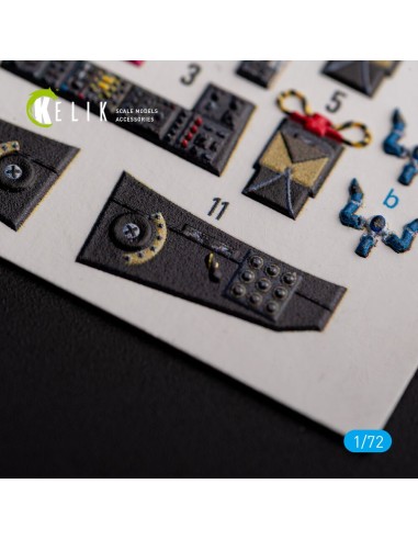 AVRO VULCAN B.2 Front cockpit - interior 3D decals for Airfix kit 