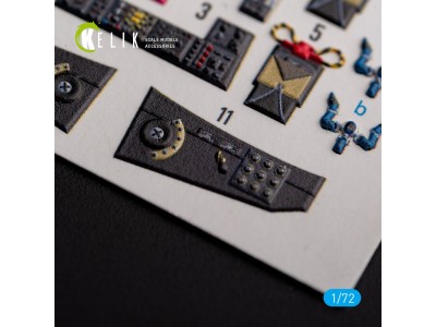 AVRO VULCAN B.2 Front cockpit - interior 3D decals for Airfix kit 