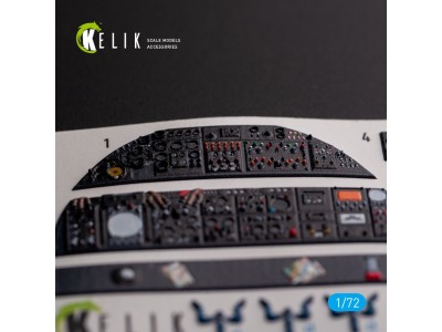 AVRO VULCAN B.2 Rear cockpit - interior 3D decals for Airfix kit 