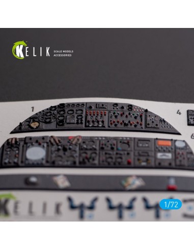 AVRO VULCAN B.2 Rear cockpit - interior 3D decals for Airfix kit 