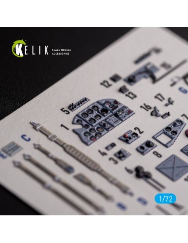 Il-2 Shturmovik - interior 3D decals for Tamiya kit 
