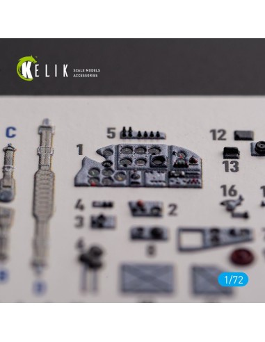 Il-2 Shturmovik - interior 3D decals for Tamiya kit 