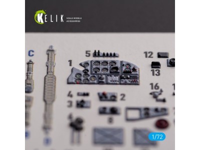 Il-2 Shturmovik - interior 3D decals for Tamiya kit 