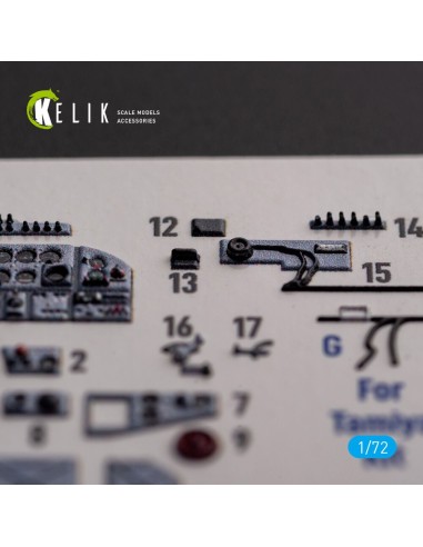 Il-2 Shturmovik - interior 3D decals for Tamiya kit 