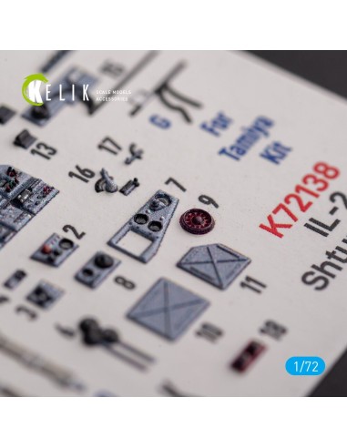 Il-2 Shturmovik - interior 3D decals for Tamiya kit 
