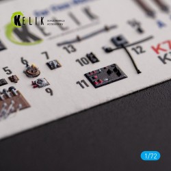 Ki-100-I - interior 3D decals for FineMolds kit 