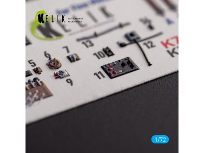 Ki-100-I - interior 3D decals for FineMolds kit 