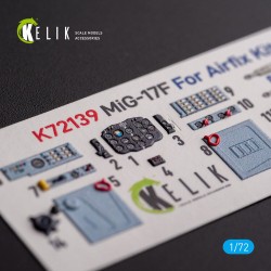 Mig-17 Fresco (Shenyang J5) - interior 3D decals for Airfix kit  2