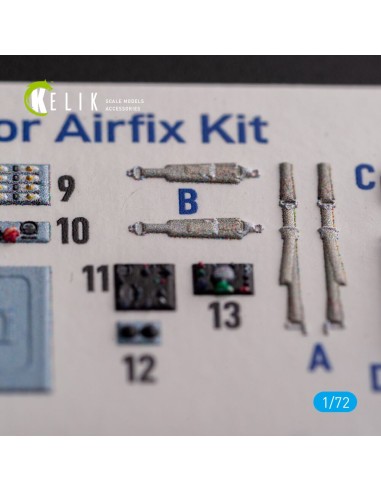 Mig-17 Fresco (Shenyang J5) - interior 3D decals for Airfix kit 