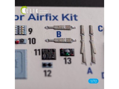 Mig-17 Fresco (Shenyang J5) - interior 3D decals for Airfix kit 