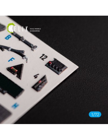 F-35B - interior 3D decals for Tamiya kit 