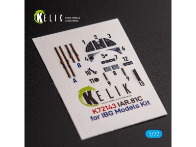 IAR.81c - interior 3D decals for IBG Models kit 