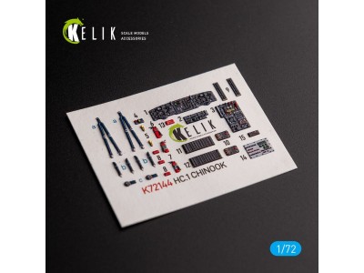 HC.1 Chinook - interior 3D decals for Airfix kit 