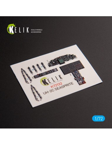 UH-2C SEASPRITE - interior 3D decals for Clear Prop kit 