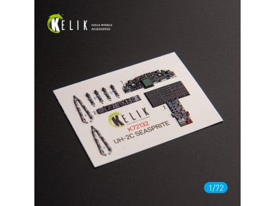 UH-2C SEASPRITE - interior 3D decals for Clear Prop kit 