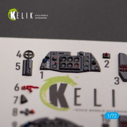 Me 163 B/S Komet - interior 3D decals for Hobby 2000/Academy kit  2