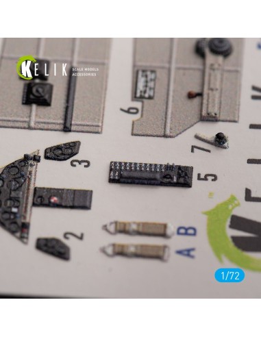 Brewster 239E - interior 3D decals for Hobby 2000/Hasegawa kit 