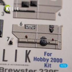 Brewster 239E - interior 3D decals for Hobby 2000/Hasegawa kit  2