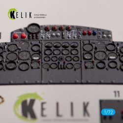 Vickers Valiant B(PR)K.1 front cockpit - interior 3D decals for Airfix kit 
