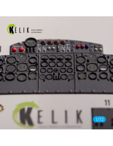 Vickers Valiant B(PR)K.1 front cockpit - interior 3D decals for Airfix kit 
